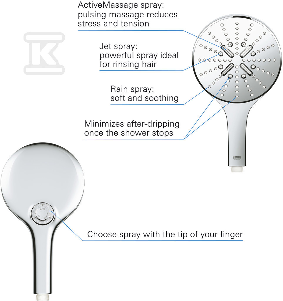 Rainshower SmartActive 150 Hand shower - 26553000