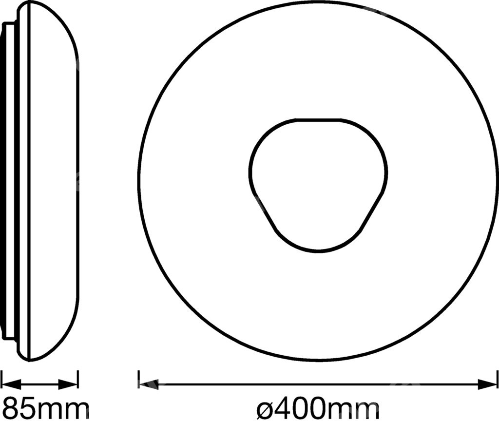 ORBIS DONUT LED stropní svítidlo 24W - 4058075486300