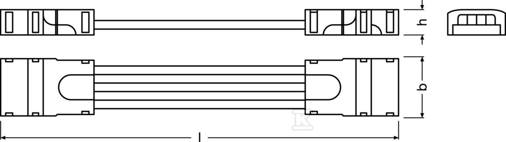 Złącza do taśmy LED LS AY PFM-CSW/P5/50 - 4058075451148