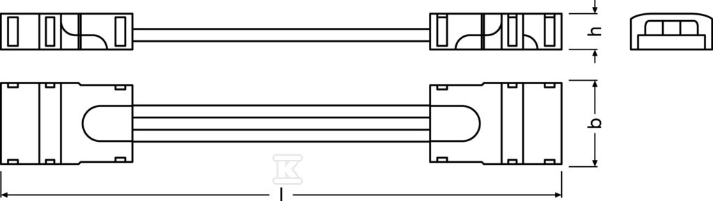 Złącza do taśmy LED LS AY SUP-CSW/P3/50 - 4058075451384
