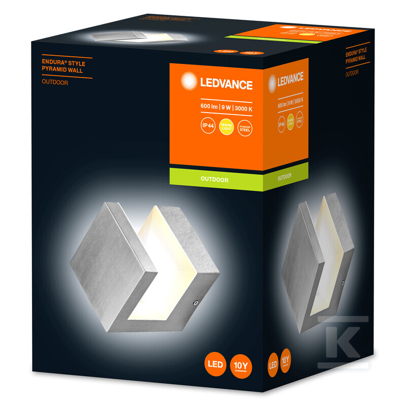 Oprawa LED ENDURA STYLE PYRAMID Wall 9W - 4058075477896