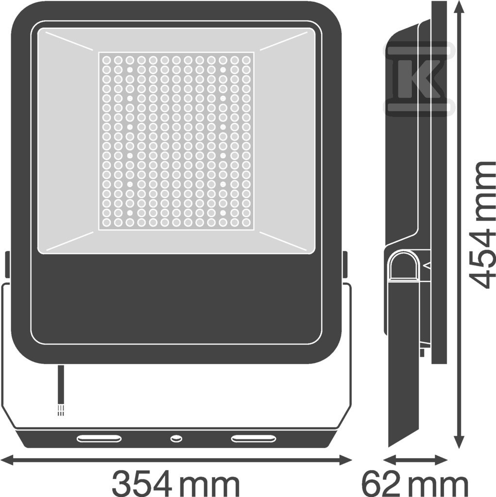 Naświetlacz LED FLOOD AREA 145W 830 - 4058075539778