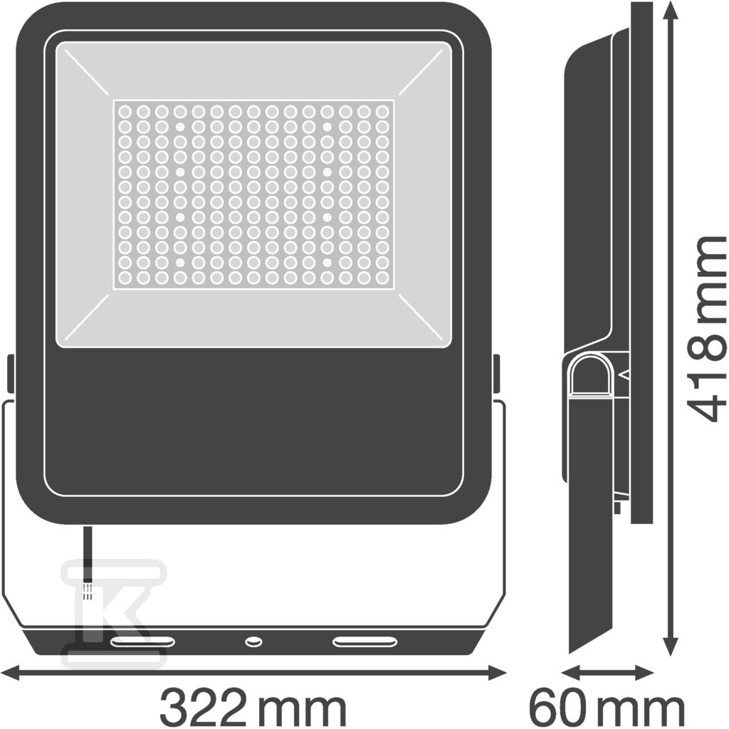 Naświetlacz LED FLOOD AREA 105W 830 - 4058075539754