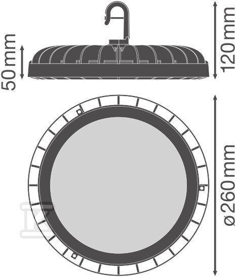 Oprawa przemysłowa HIGH BAY COMPACT V - 4058075708198