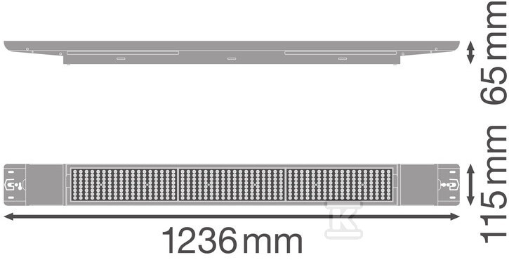 Oprawa przemysłowa LOWBAY FLEX 1200 P - 4058075676084