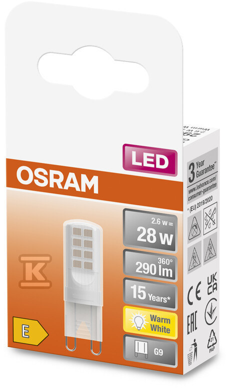 Lampa LED SPECIAL PIN FR 28 2.6W 827 - 4058075757967