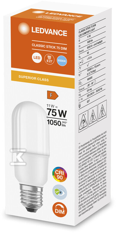 Лампа LED SUPERIOR Stick 75 11W 965 - 4058075759640