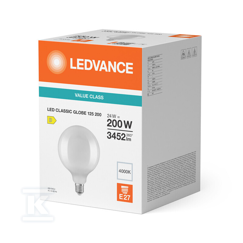 СВІТЛОДІОДНА ЛАМПА CLASSIC GLOBE V 24W - 4099854485411
