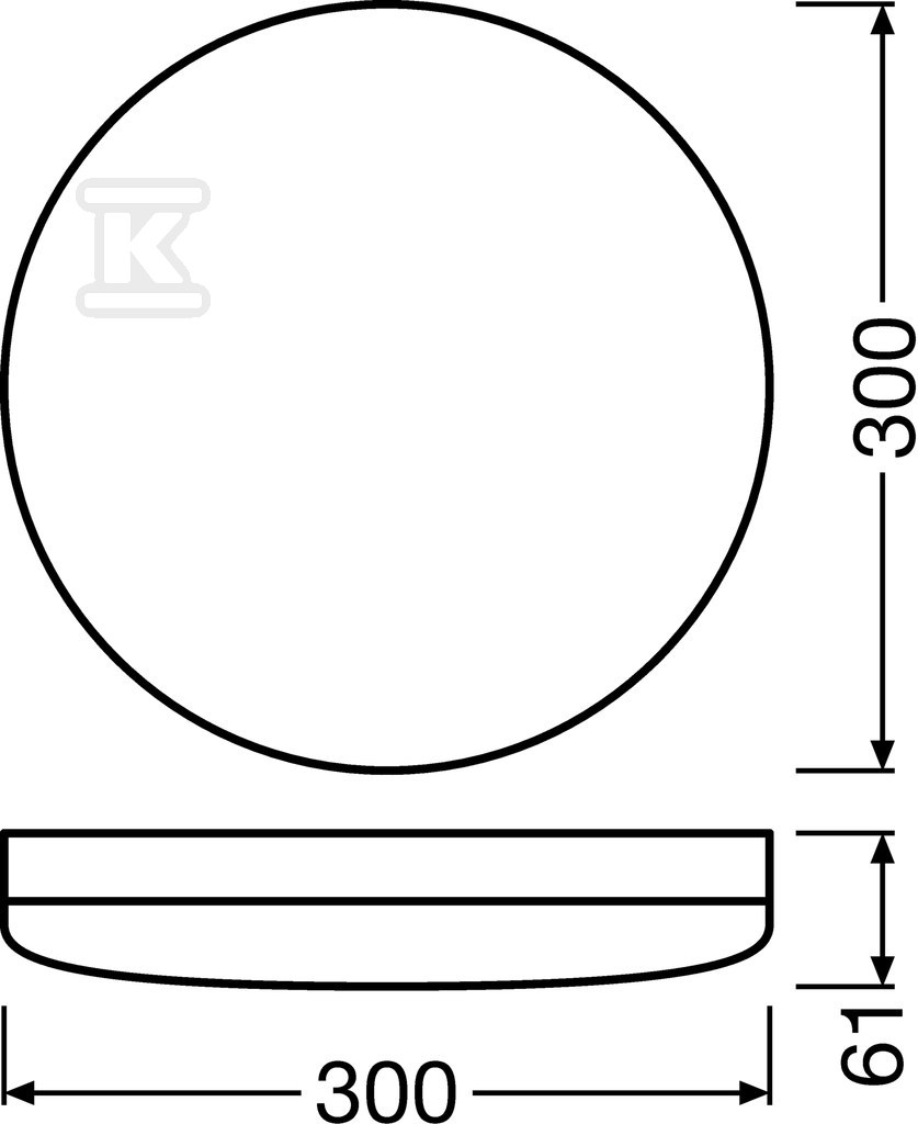 Oprawa LED Surface Compact 300 - 4058075062221