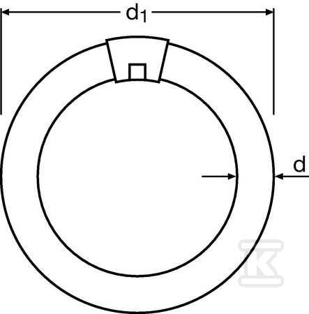 L40W/840C circular fluorescent lamp - 4050300014845