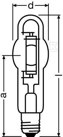 HQI BT high-pressure discharge lamp - 4008321677860