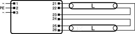 QT-FIT8 2x58 ballast - 4008321294289