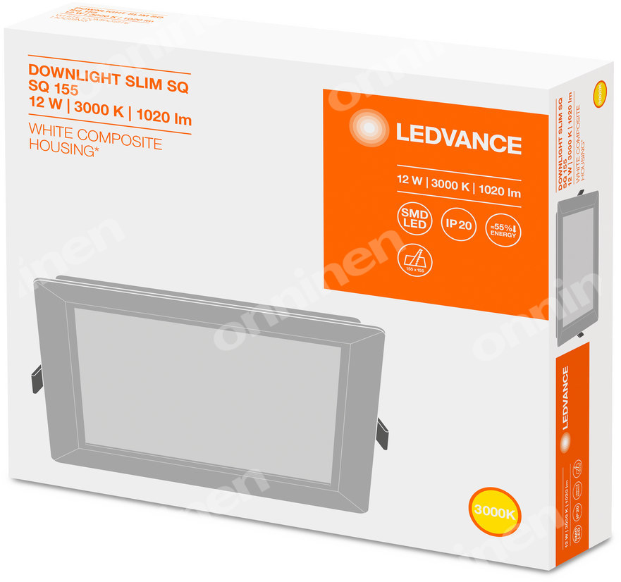 Світлодіодний вбудований світильник - 4058075079274