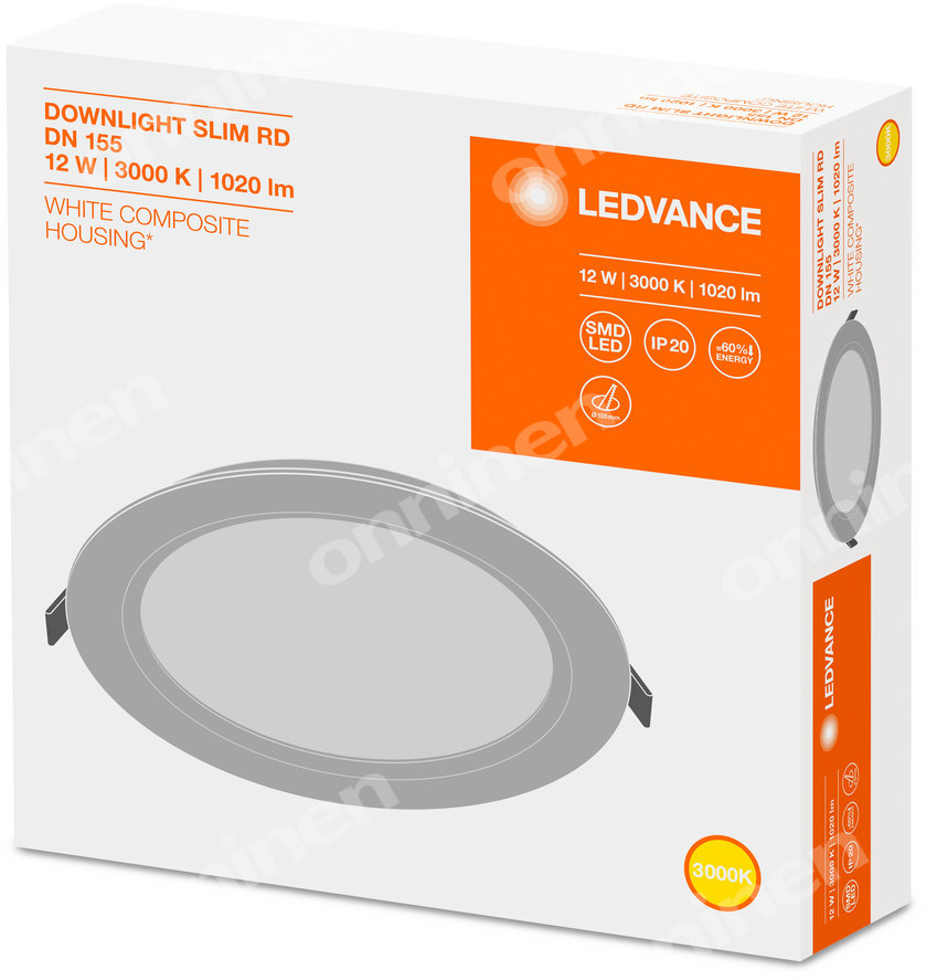 Світлодіодний вбудований світильник - 4058075079038