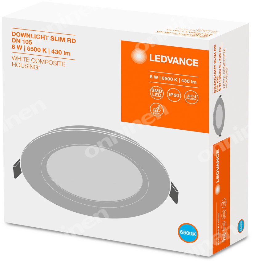 Oprawa LED Downlight Slim Dn105 - 4058075079014