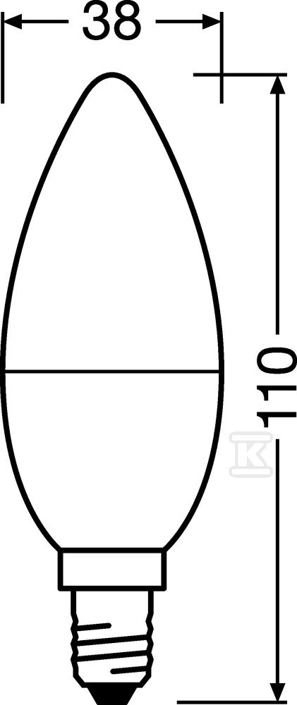 VALUE E14 LED sijalica 7V=60V 2700K - 4058075152915