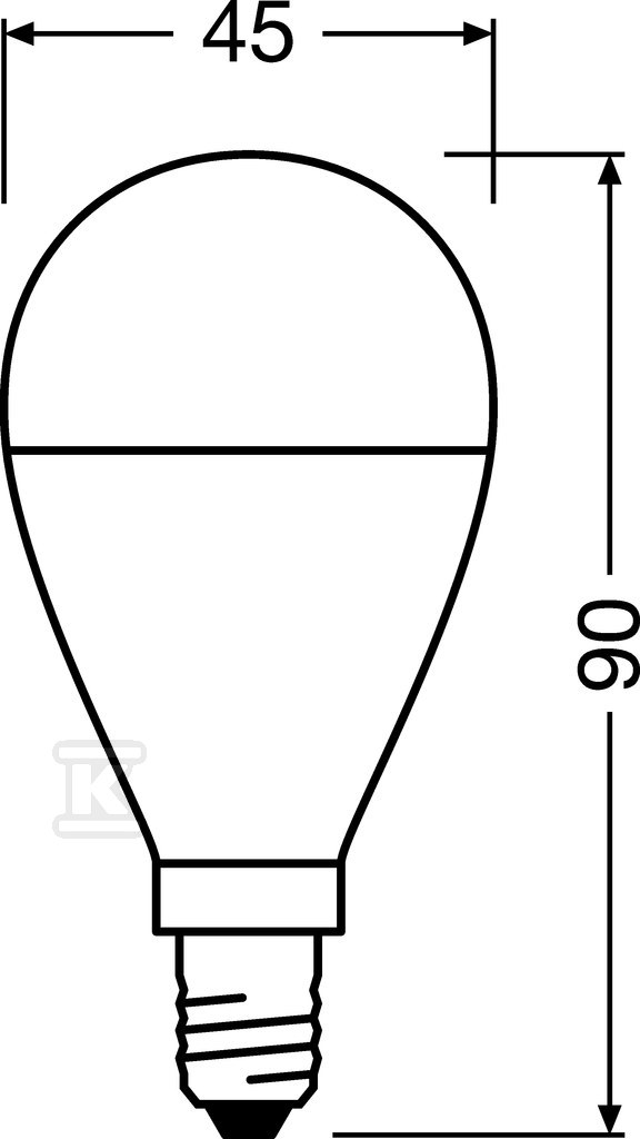 VALUE CLP60 E14 LED sijalica 7V 2700K - 4058075152939