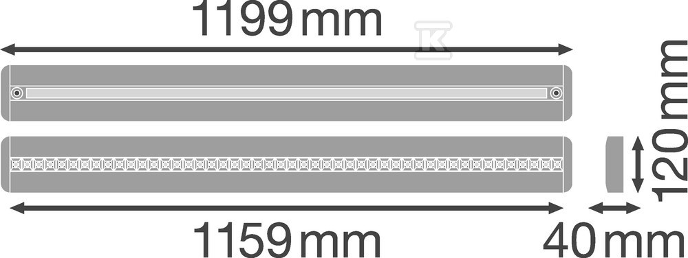 Oprawa liniowa LED LINEAR IndiviLED D I - 4058075109001