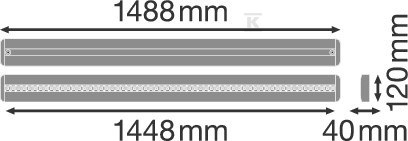 Oprawa liniowa LED LINEAR IndiviLED - 4058075109643