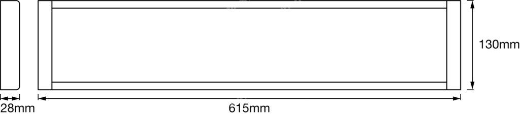 Surface mounted LED Office Line 0.6m - 4058075271463