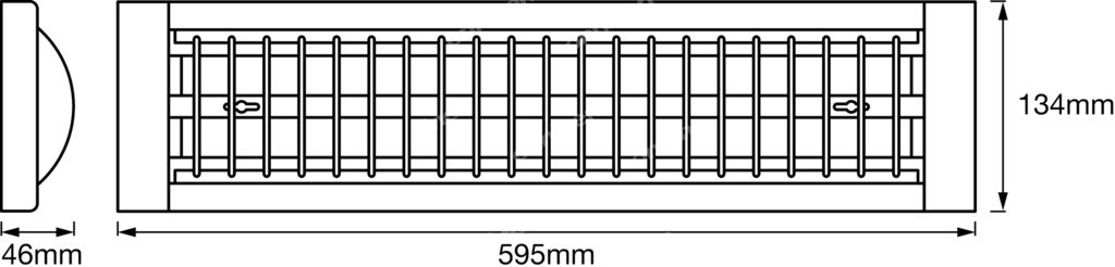 Oprawa natynkowa LED Office Line Grid - 4058075271548