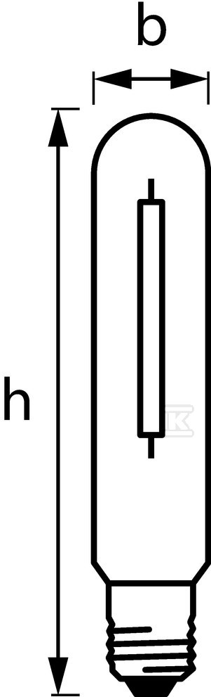 Lampa sodowa NAV-T 70W SUPER 4Y - 4052899415416