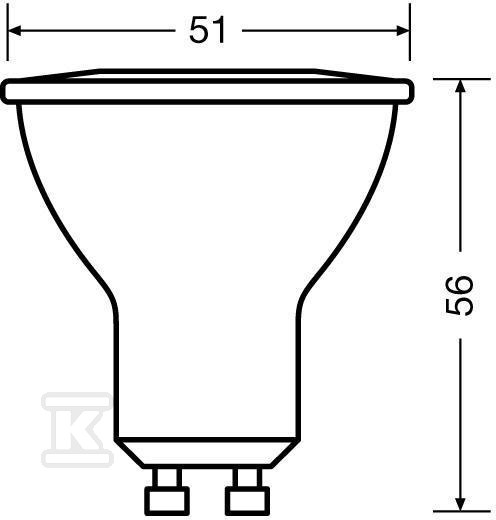 VALUE PAR16 GU10 LED sijalica 6.9V=80V - 4058075198883