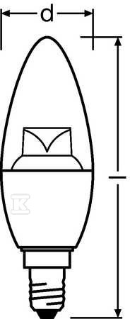 LED STAR CLASSIC B 4W = 25W E14 2700 - 4052899913622