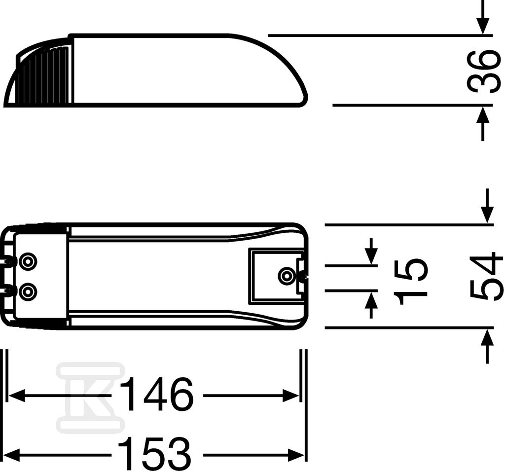 Příslušenství pro LED moduly OTE 35/220 - 4008321825520