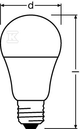 VALUE E27 LED-Glühbirne 11,5W=75W 2700K - 4052899971028