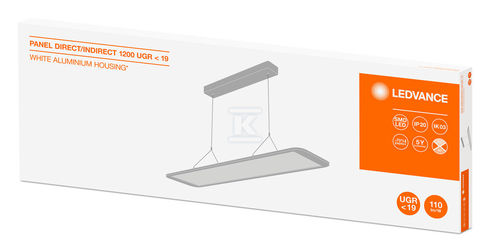 Oprawa LED D/I 1200 36W 840 UGR19 IP20 - 4058075144620