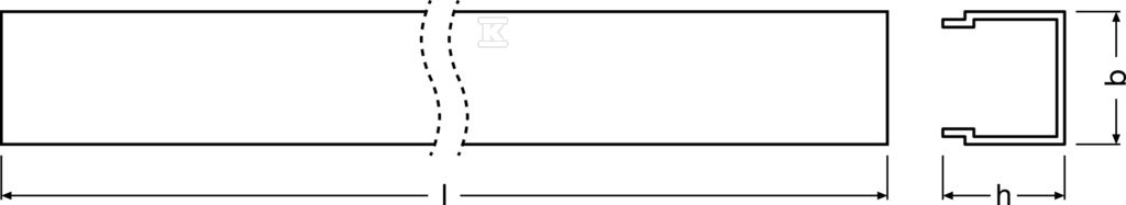 Klosz do profilu LED LS AY-PC/W01/C/2 - 4058075402133