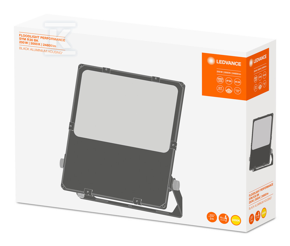 Naświetlacz LED FLOOD PERFORMANCE 200W - 4058075353770