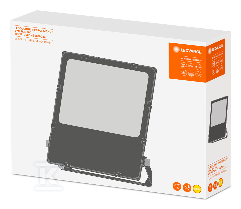 Naświetlacz LED FLOOD PERFORMANCE 290W - 4058075353794