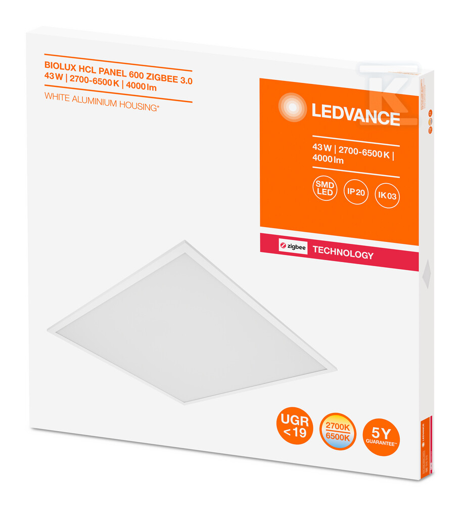 Oprawa LED BIOLUX HCL 600 43W 927 IP20 - 4058075364547