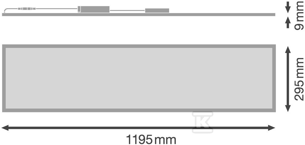 Panel LED PERFORMANCE 1200 30W 830 - 4058075440098