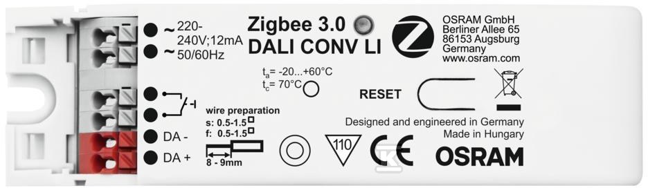 Konwerter ZIGBEE 3.0 DALI CONV LI - 4062172044776