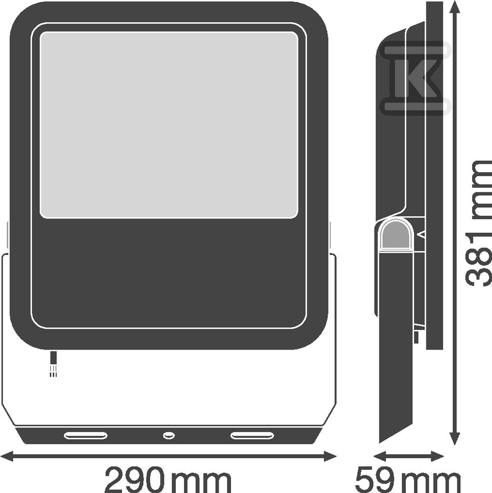 Naświetlacz LED FLOOD PFM SYM 100° 125W - 4058075423701