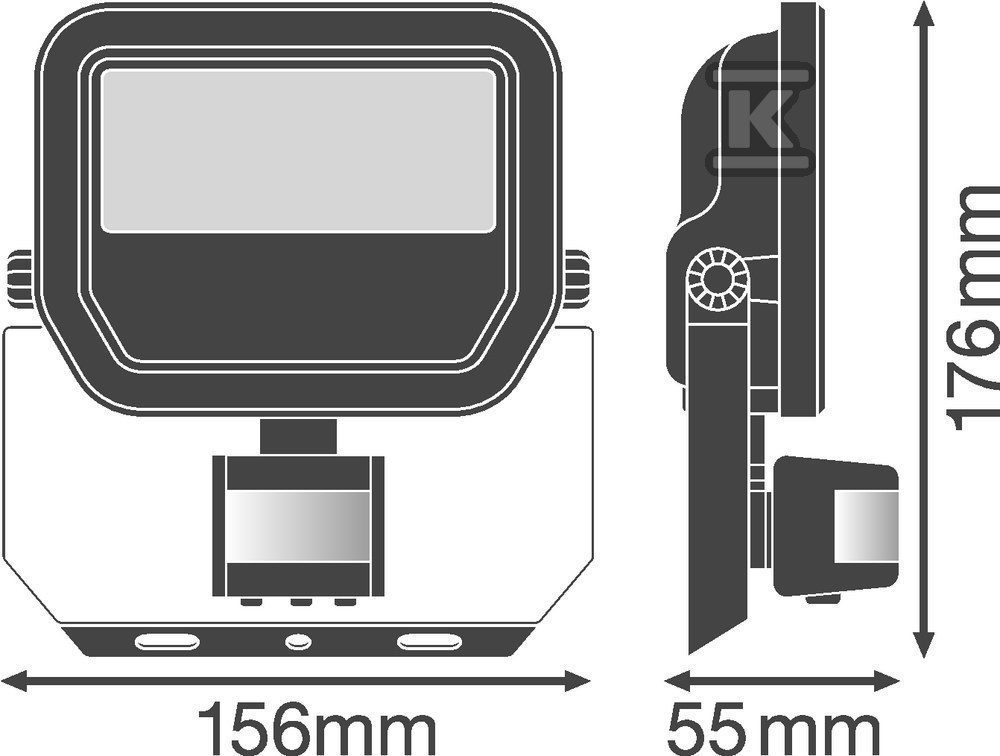 LED reflektor FLOOD PFM SYM 100° 20W - 4058075460973