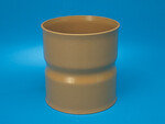 Raccord double à gorge (double raccord) 425mm pour tube corrugué, sans joint (Basic 425 / Tegra 425)