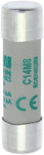 Cylindrical fuse link 14 x 51 mm 8A AM - C14M8