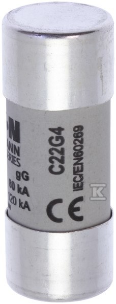 Плавка вставка циліндрична 22 x 58 мм - C22G2