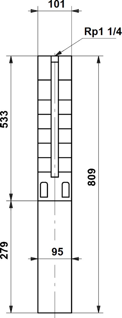 Submersible pump SP2A-18MS402B - 09001K18