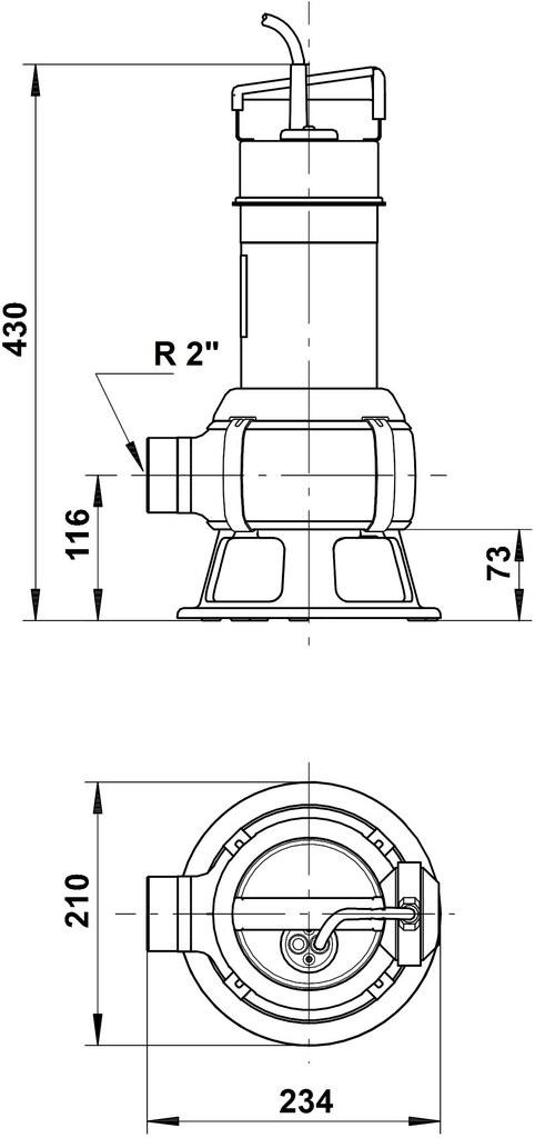 Pompa submersibila pentru apa murdara - 96004565