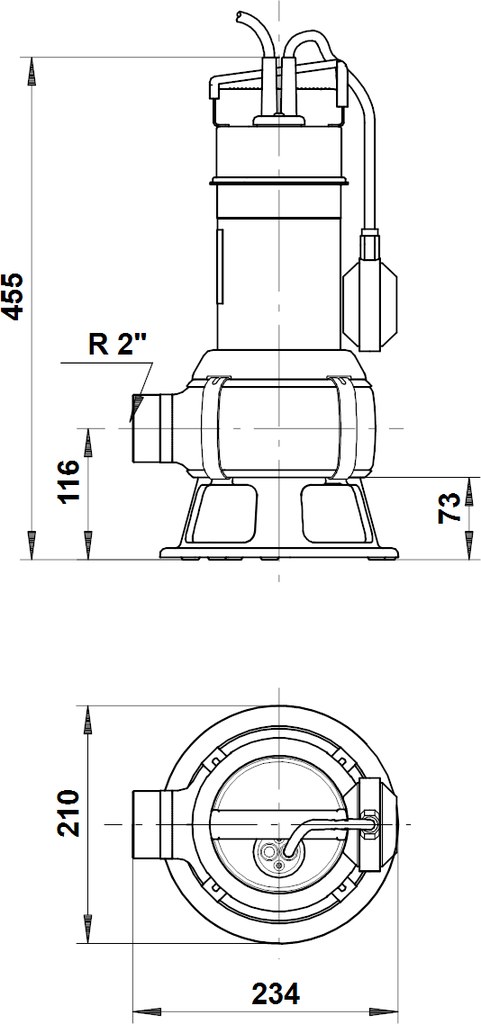 Submersible pump for dirty water - 96004574