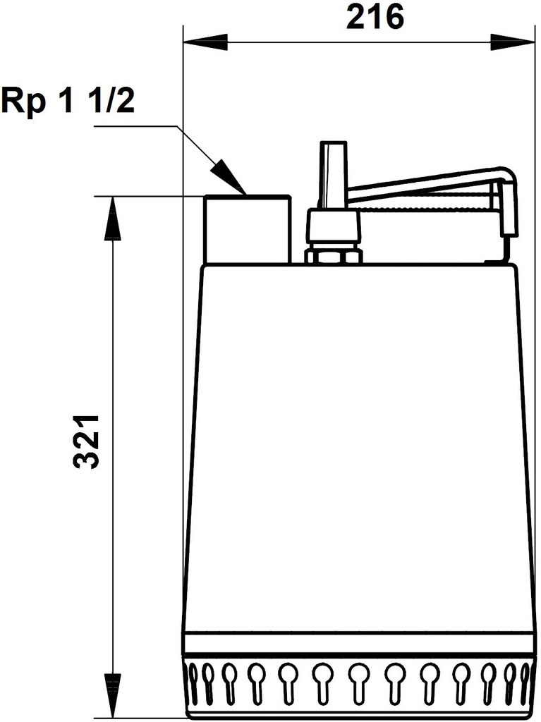 Submersible pump for dirty water - 96011016