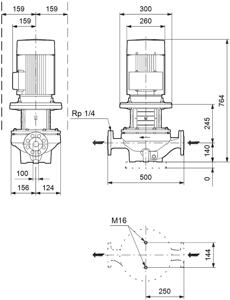 IN-LINE pump with dry rotor motor - 96109175