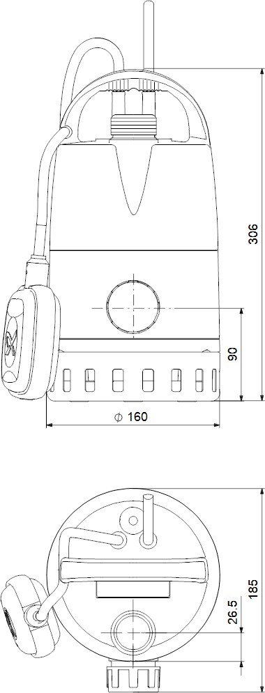 Submersible pump for dirty water / - 96280965