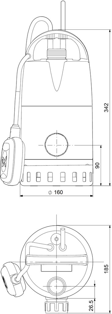 Pompă submersibilă pentru apă uzată / - 96280969