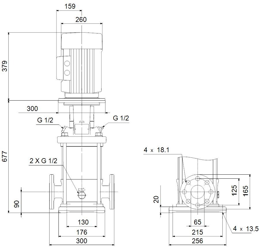 Vertical multistage centrifugal pump CR - 96500513